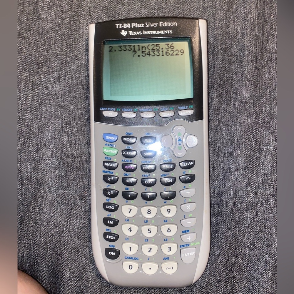Texas Instruments TI-84 Plus Silver Edition Graphing Calculator